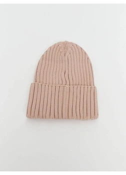 Шапка женская H&M 271001538 One Size Пудровая (2727000137502)