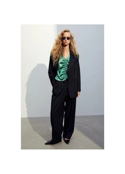 Топ жіночий H&M 271175402_green M Зелений (2727000123031)