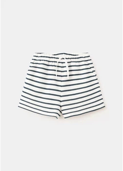 Подростковые шорты на резинке для девочки H&M 271230358 152 см Белый/Черный (2727000144326)