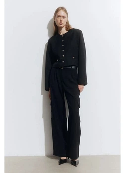 Штани жіночі H&M 271237367 42 Чорні (2727000110031)