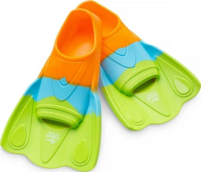 Ласты Aqua Speed TRAINING FINS MOBY 62762 зеленый, голубой, оранжевый Дит 24-26