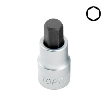 Торцева насадка HEX 4 мм 1/2" 55 мм стандартна шестигранна BCDA1604