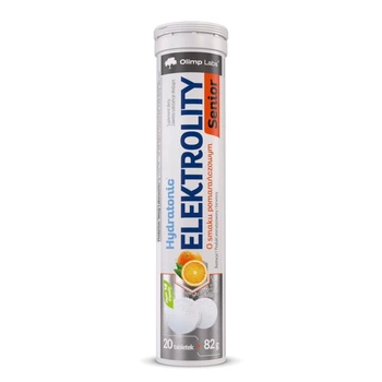 Электролиты Olimp Sport Nutrition Hydratonic Elektrolity Senior, 20 шипучие таблетки - Апельсин