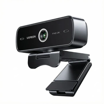 Веб-камера UGREEN с микрофоном USB-веб-камера 2K HD 4 Мп Black (CM926)