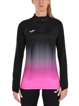 Спортивная кофта женская Joma Elite VII 901031.118 M Черная с белым и розовым (9999105946072)