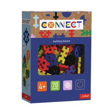 Klocki konstrukcyjne Trefl Connect Zestaw Boys 70 elementów (5900511619874)