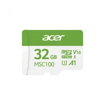 Карта памяти Acer 32GB microSD MSC100 /U1/ V10/A1 Read 100MB/s / Write 10MB/s (BL.9BWWA.335) (23031)