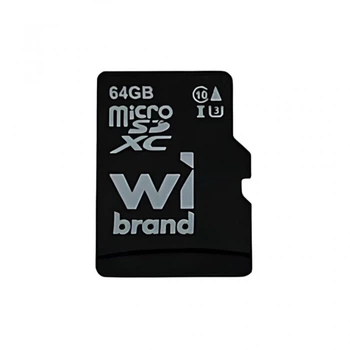 Карта памяти Wibrand 64GB mictoSD class 10 UHS-II (U3) V10 Read 80/Write 30 (WICDXU3/64GB) (23027)