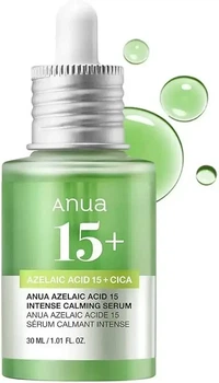 Сироватка для обличчя ANUA Azelaic Acid 15 Intense Calming Serum 30 мл з азелаїновою кислотою