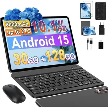 Планшет 10.1" Fezawio F12 8+22/128Gb 8 ядер Android 15 8000 mAh Черно-серый (102180618) - Уценка