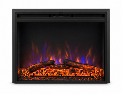 Электрокамин с обогревом Royal Goodfire Lite 33 (EF33B) с дровами, цветное пламя, размер 902x698x165