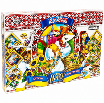 Настольная игра Детское лото Сказки Danko Toys (DTL40C1U)