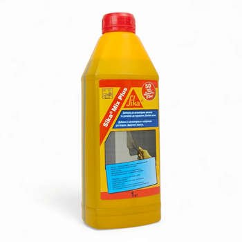 Добавка для розчину Sika Sika Mix Plus Світло-коричнева 1 кг