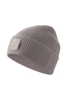 Вязаная шапка HUGO by Hugo Boss с логотипом 1160485185 (Серый One size)