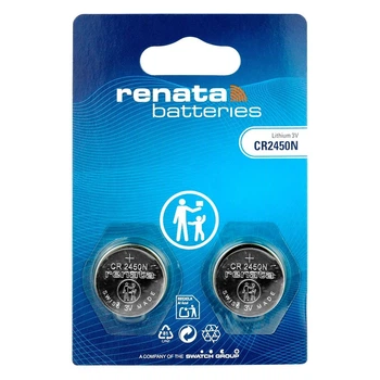 Батарейка літієва Renata CR2450N (CR2450N.SC2), 3V, блістер 2шт