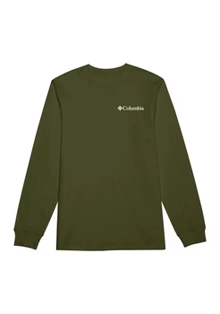 Мужской лонгслив Columbia 1160523848 (Зеленый S)