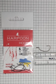 Гачки HARPOON OFFSET KOREA №6 5шт