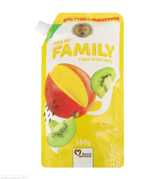 Рідке мило Family змінний блок Ківі та манго 560 г (4823128000457)