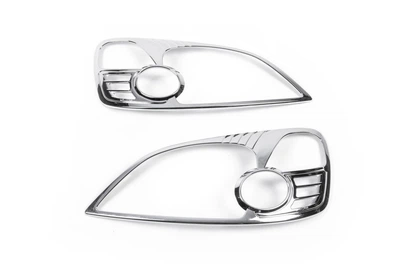 Накладки хромовані на фари (2шт, пласт) Honda Civic Sd 7 2001-2006, Carmos 6454386