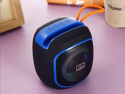 Портативная Bluetooth колонка JZ-1125 5 Вт RGB USB microSD AUX Синяя