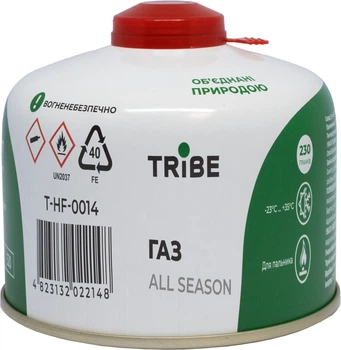 Картридж газовый Tribe резьбовой 230 г (T-HF-0014)