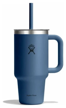 Термочашка Hydro Flask 950 ml Travel Tumbler Clear Lid (Harbor blue)