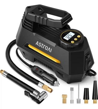 Автомобільний компресор AstroAI CZK-3631 12V з цифровим дисплеєм, автостоп, до 100 PSI
