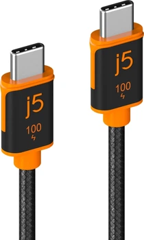 Кабель J5create USB 2.0 480Mbps, 100W (20V5A) 3 м (JUCX25L30-N)