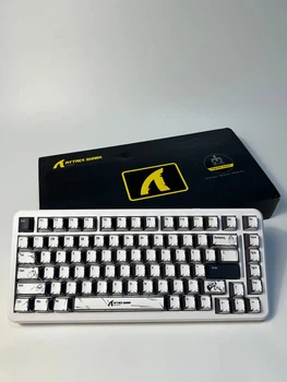 Беспроводная магнитная клавиатура ATTACK SHARK X82 PRO HE Comics (2.4G/Bluetooth/USB type-c) RGB Подсветка