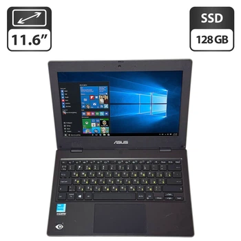 Нетбук Б-клаcc Asus BR1100CK / 11.6" (1366x768) TN / Intel Pentium Silver N6000 (4 ядра по 1.1 - 3.1 GHz) / 4 GB DDR3 / 128 GB SSD / Intel UHD Graphics / WebCam / Windows 10 Pro б/у
