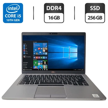 Ультрабук Б-клас Dell Latitude 5411 / 14" (1920x1080) IPS / Intel Core i5-10400H (4 (8) ядра по 2.6 - 4.6 GHz) / 16 GB DDR4 / 256 GB SSD / Intel UHD Graphics / WebCam б/в