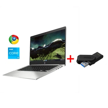 Ультрабук HP Pro c640 G2 Chromebook / 14" (1920x1080) IPS / Intel Core i3-1115G4 (2 (4) ядра по 2.2 - 4.1 GHz) / 8 GB DDR4 / 256 GB SSD / Intel UHD Graphics / WebCam / ChromeOS б/у + Подарок Флеш-накопитель Kingston DataTraveler Exodia S 64GB