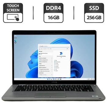 Ультрабук Dell Latitude 5411 / 14" (1920x1080) IPS Touch / Intel Core i5-10400H (4 (8) ядра по 2.6 - 4.6 GHz) / 16 GB DDR4 / 256 GB SSD / Intel UHD Graphics / WebCam / LTE / Windows 11 Pro б/в