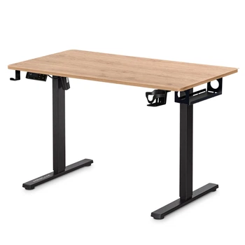 Стіл з електрорегулюванням висоти Mealux PowerDesk Lite XL Walnut (арт. EVO-202 Lite Mahogany/B)