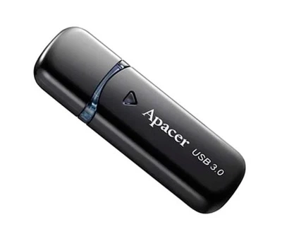 Флеш накопитель USB 64Gb AH355, Black, USB 3.2 Gen 1 (AP64GAH355B-1) Apacer (teh0029120)