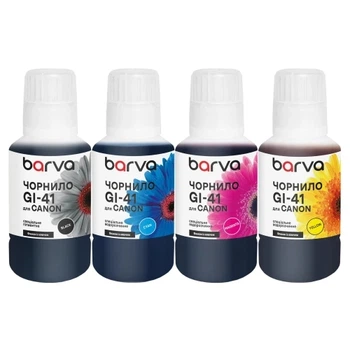 Комплект чернил Canon GI-41, Black/Cyan/Magenta/Yellow, G1420/G1460/G2420/G2460/G3420/G3, Barva (teh0027558)