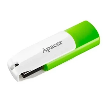 Флеш накопитель USB 64Gb AH335, White/Green, USB 2.0 (AP64GAH335G-1) Apacer 000350375