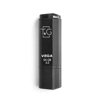 Флеш накопитель USB 64Gb Vega TG121, Black, USB 3.0 (TG121-64GB3BK) T&G (teh0029086)