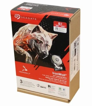 Жесткий диск 3.5" 8Tb IronWolf, SATA3, 256 Мб, 7200 об/мин Seagate (2000003496457)