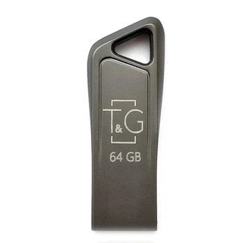 Флеш накопитель USB 64Gb Metal TG114, Grey, USB 3.0 (TG114-64G3) T&G (teh0029124)