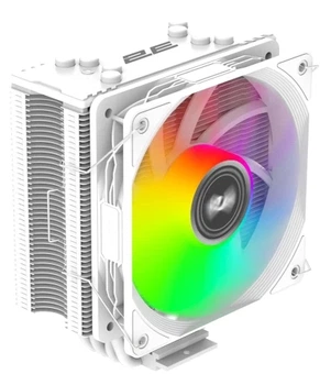 Кулер для процессора Gaming Air Cool ACN120B ARGB, White, алюминий, медные тепловые трубки 2E 000349102