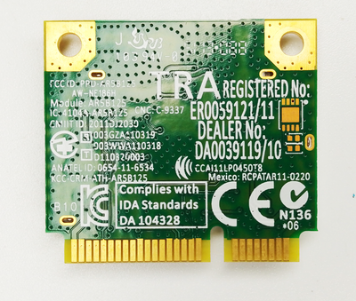 Wifi-адаптер Atheros AR5B125 для ноутбуків Asus X551S/X551MA/X551SA Б/В
