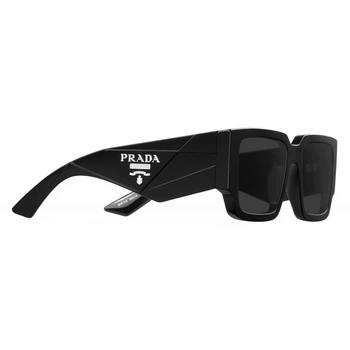 Солнцезащитные очки Prada квадратные черные GLS-PRD-006