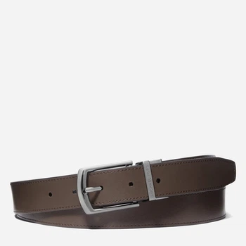 Ремень двусторонний мужской из натуральной кожи Michael Kors 298646037 One Size (138 см) Черный/Коричневый (1160492286)
