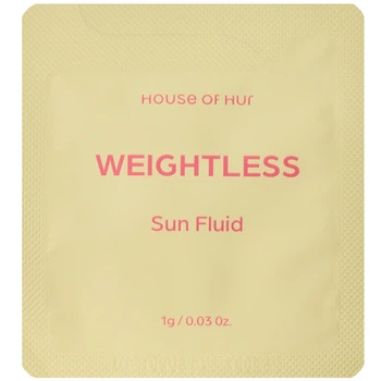 Легкий солнцезащитный флюид для лица SPF50+ PA++++ House of Hur Weightless Sun Fluid, 1 мл