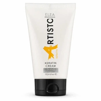 Відновлювальний крем з кератином для пошкодженого волосся Elea Professional Artisto Keratin Cream 150 мл