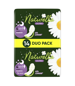 Гигиенические прокладки Naturella Ultra Night с ароматом ромашки, ночные, 14 шт. (8001090585394)