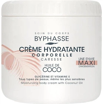 Увлажняющий крем для тела Byphasse Moisturizing Body Cream 500 мл Кокос