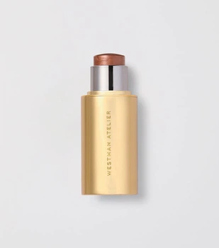 Кремовий хайлайтер повномірний 5g Westman Atelier Lit Up Cream Highlighter Stick Brûlée Glassy bronze gold