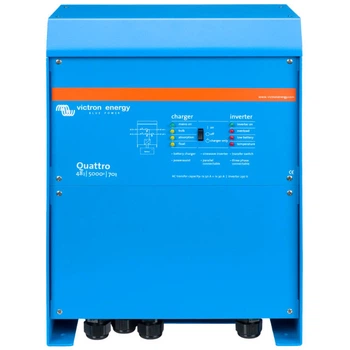 Інвертор VictronEnergy Quattro 48/5000/70-100/100 однофазний чиста синусоїда